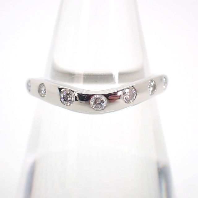 正規品! BVLGARI - ブルガリ Pt950 7P ダイヤモンド リング 8号[g930