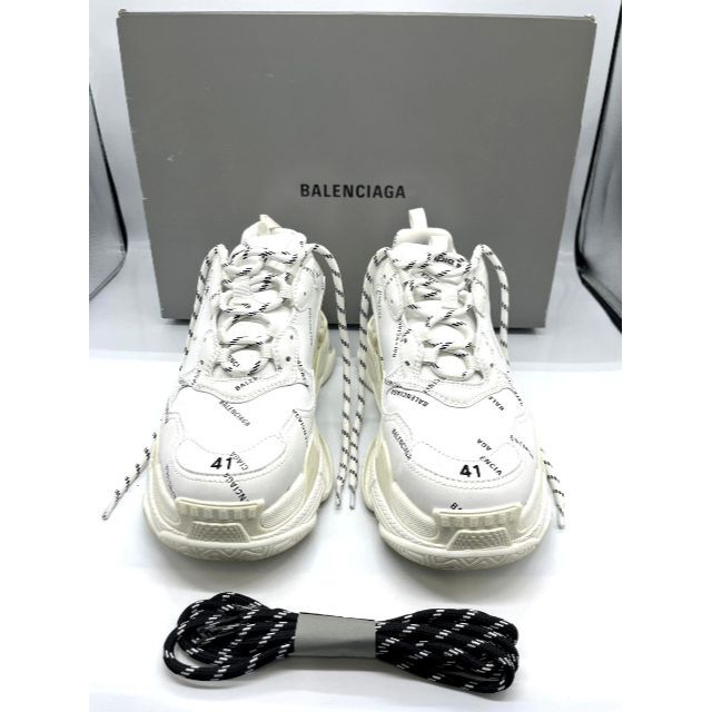 【美品】BALENCIAGA　トリプルS　ダッドスニーカー　ホワイト　27cm