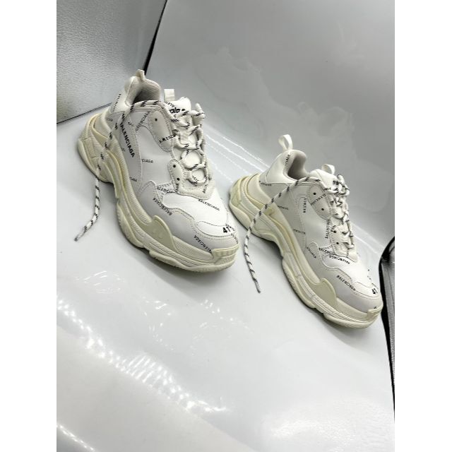 【美品】BALENCIAGA　トリプルS　ダッドスニーカー　ホワイト　27cm