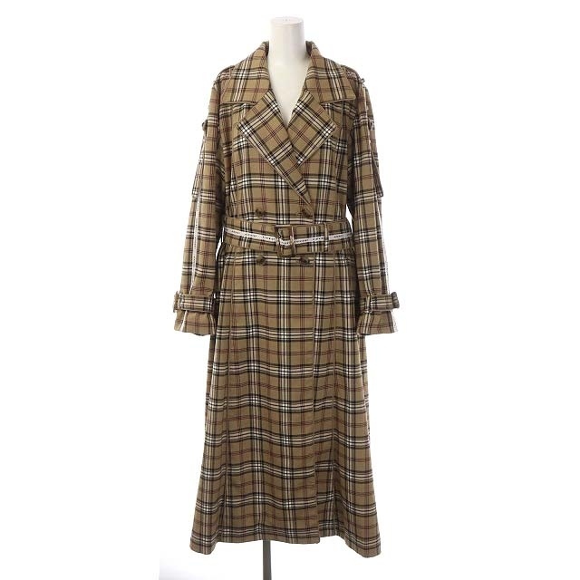 Ameri VINTAGE(アメリヴィンテージ)のアメリヴィンテージ PASS CODE CHECK COAT トレンチコート レディースのジャケット/アウター(トレンチコート)の商品写真