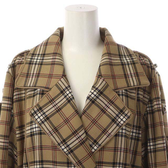 Ameri VINTAGE(アメリヴィンテージ)のアメリヴィンテージ PASS CODE CHECK COAT トレンチコート レディースのジャケット/アウター(トレンチコート)の商品写真