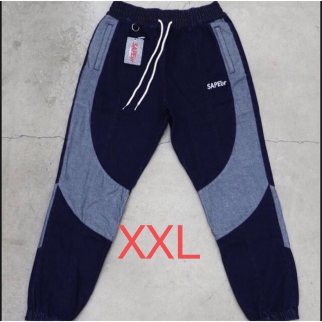 SAPEur DENIM TRACK PANTS