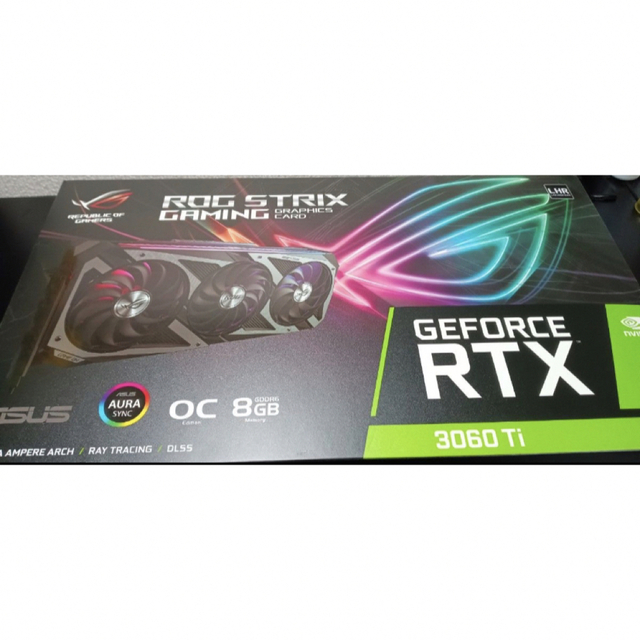 ASUS ROG STRIX RTX 3060 Ti OC 8GPC/タブレット