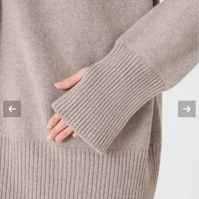 IENA(イエナ)のIENA【ALDERNEY /アルダニー】別注LAMBSWOOL タートルネッ レディースのトップス(ニット/セーター)の商品写真