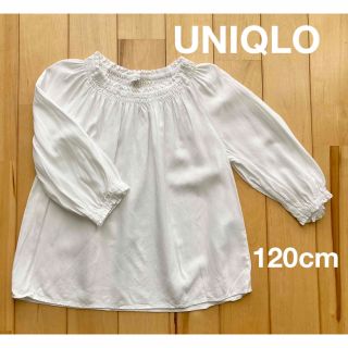 ユニクロ(UNIQLO)のUNIQLO　キッズ　ブラウス　120cm(ブラウス)