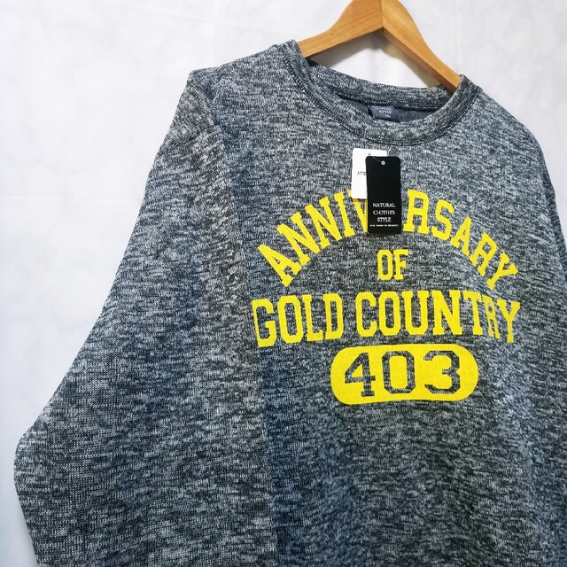 Natural Clothes Style 新品 裏起毛 トレーナー 濃い灰色の通販 by