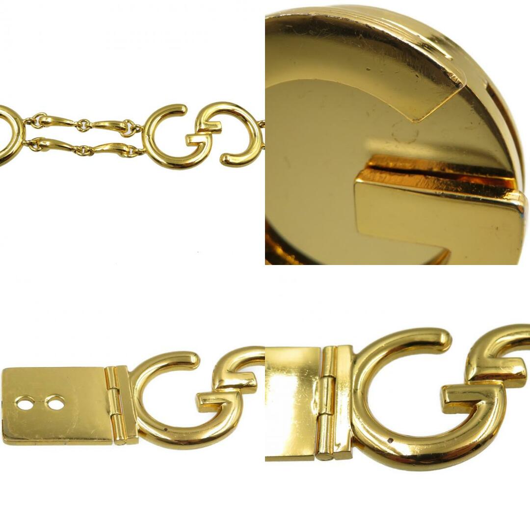 Gucci(グッチ)のグッチ メタル ゴールド ヴィンテージ GG ベルト レディース 0115【中古】GUCCI レディースのファッション小物(ベルト)の商品写真