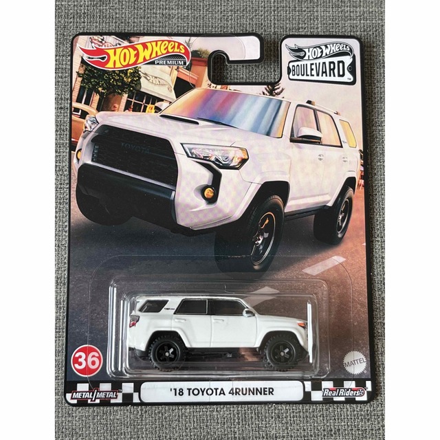 トヨタ(トヨタ)のホットウィール ブールバード トヨタ 4RUNNER 4ランナー ホワイト 白 エンタメ/ホビーのおもちゃ/ぬいぐるみ(ミニカー)の商品写真