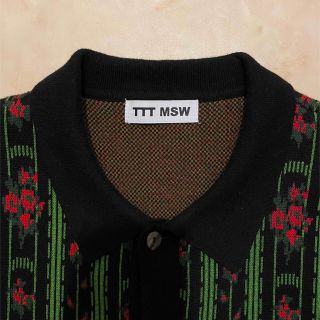 ティー(TTT_MSW)のTTT_MSW Flower Jacquard Knit Cardigan(カーディガン)