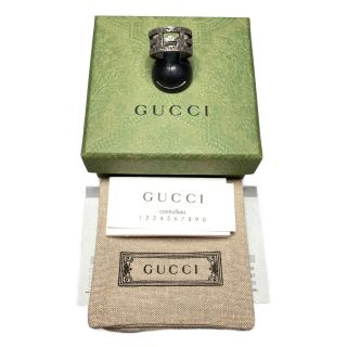 グッチ(Gucci)の◎◎GUCCI グッチ スクエアG シルバー リング 11号 SILVER925 箱、布袋付き 指輪(リング(指輪))