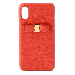 フェラガモ(Ferragamo)の新品 フェラガモ FERRAGAMO iPhoneX/XS ケース iPhone X/XS CASE アリッドコーラル(iPhoneケース)