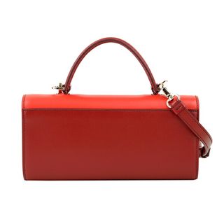 フェラガモ(Ferragamo)の新品 フェラガモ FERRAGAMO ハンドバッグ コーラル/カーネーション/チリレッド(ハンドバッグ)