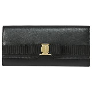 フェラガモ(Ferragamo)の新品 フェラガモ FERRAGAMO 長財布 コンチネンタルウォレット ブラック(財布)