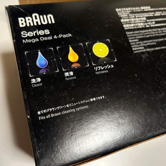 BRAUN(ブラウン)のマーリー様専用　BRAUNクリーン&リニュー　交換カートリッジ スマホ/家電/カメラの美容/健康(メンズシェーバー)の商品写真