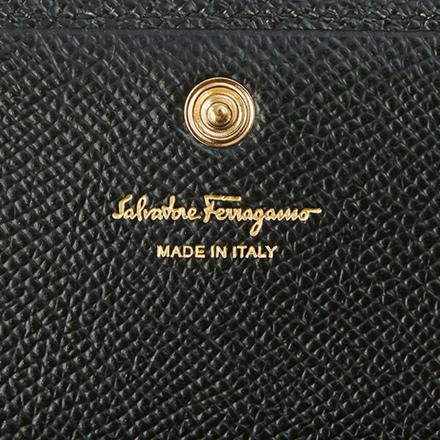 Ferragamo(フェラガモ)の新品 フェラガモ FERRAGAMO 長財布 コンチネンタルウォレット ネロ レディースのファッション小物(財布)の商品写真