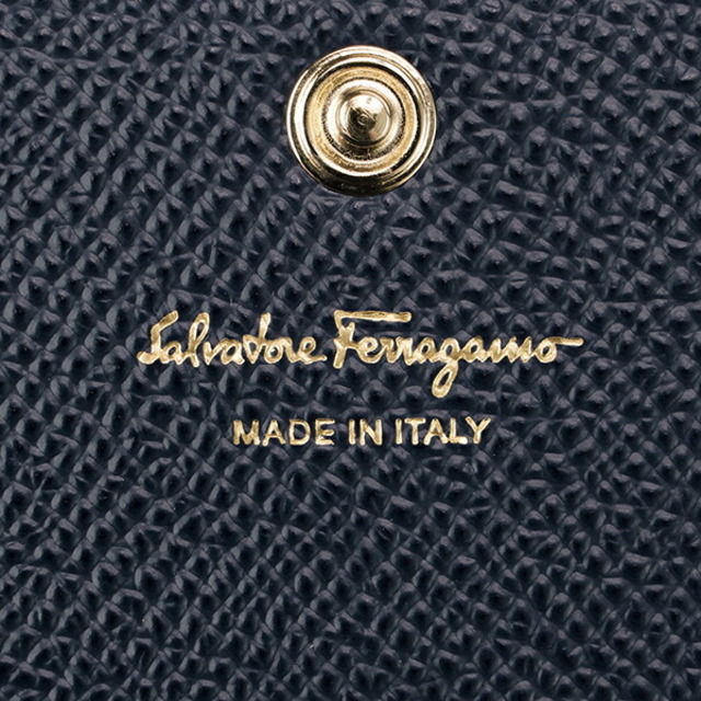 Ferragamo(フェラガモ)の新品 フェラガモ FERRAGAMO 長財布 コンチネンタルウォレット ネイビー レディースのファッション小物(財布)の商品写真