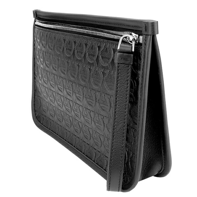 新品 フェラガモ FERRAGAMO クラッチバッグ クラッチ ブラック 新品 フェラガモ FERRAGAMO クラッチバッグ クラッチ ブラック