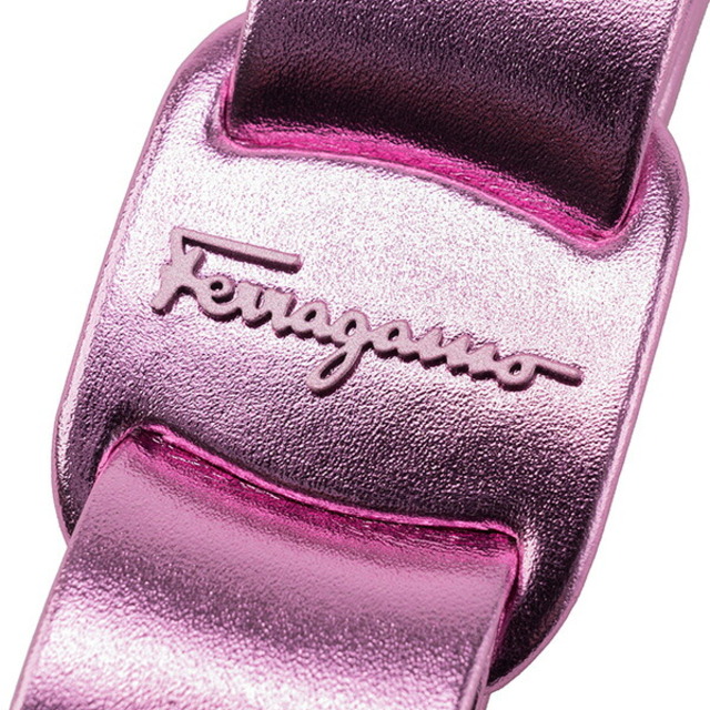 Ferragamo   新品 フェラガモ FERRAGAMO バレッタ バレッタ ピンクの