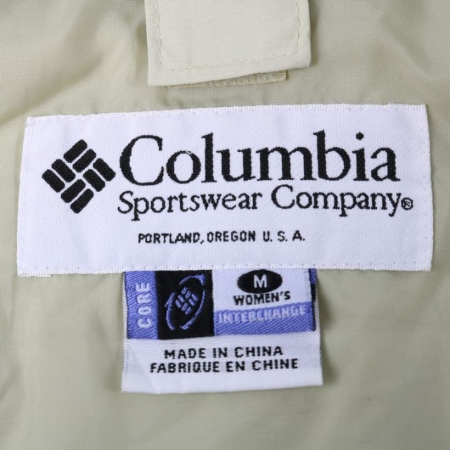 Columbia(コロンビア)のコロンビア ジップアップブルゾン ハイネック ジャケット アウター アウトドア レディース Mサイズ ベージュ Columbia レディースのジャケット/アウター(ブルゾン)の商品写真