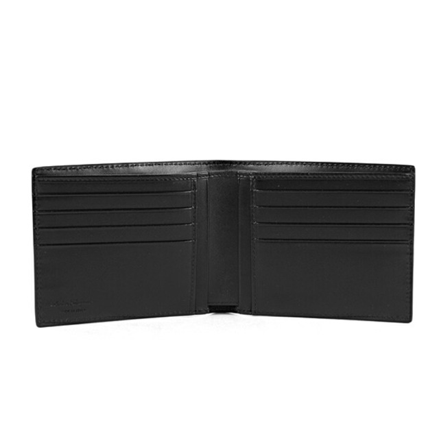 新品 フェラガモ FERRAGAMO 2つ折り財布 バイフォールドウォレット ネロ