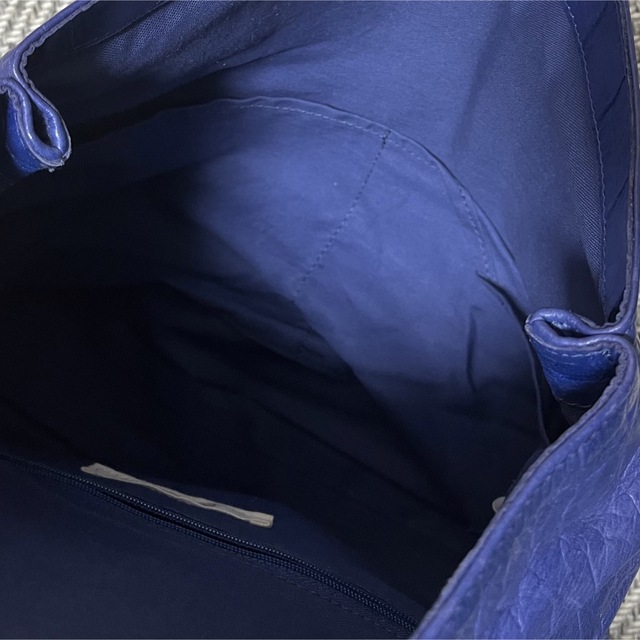Planet Blue(プラネットブルー)のクラッチバック　ブルー　プラネットブルー　ワニ柄　マグネット レディースのバッグ(クラッチバッグ)の商品写真