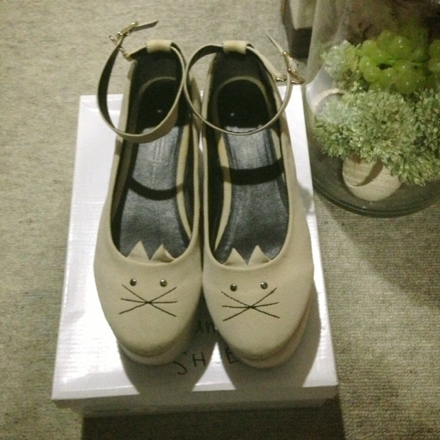 I am I(アイアムアイ)のネコ厚底パンプス レディースの靴/シューズ(ハイヒール/パンプス)の商品写真