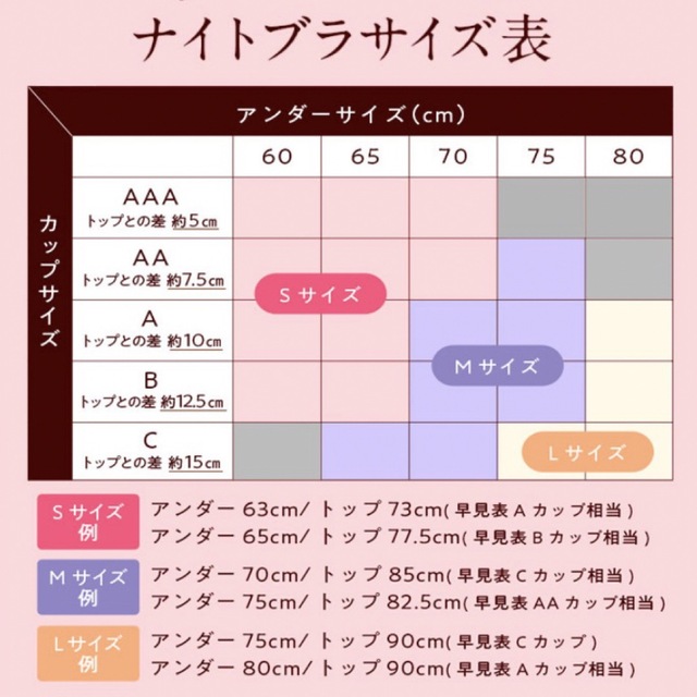 ルーナ　ナチュラルアップ ナイトブラ　オレンジ　Ｍ レディースのルームウェア/パジャマ(ルームウェア)の商品写真