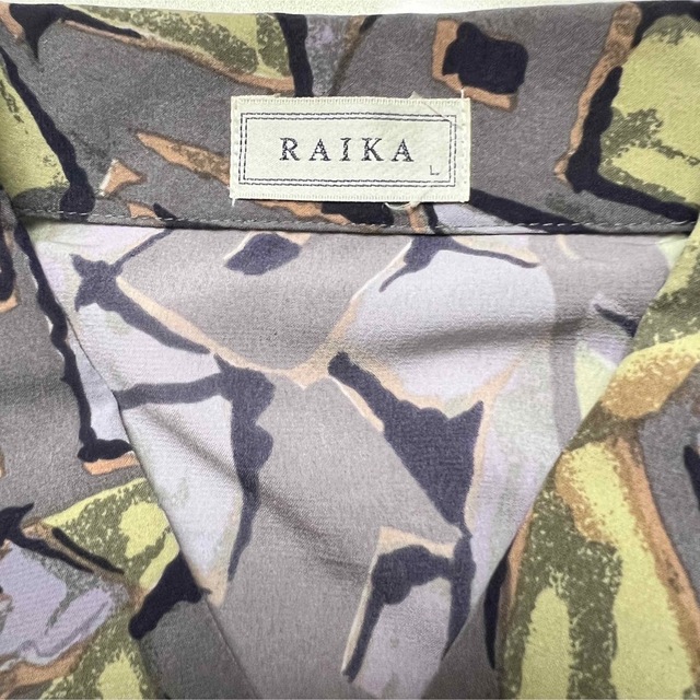 RAIKA(ライカ)のRAIKA ライカ　 ヴィンテージ 総柄シャツ　Ｌ メンズのトップス(シャツ)の商品写真