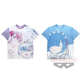 バンプレスト(BANPRESTO)の【al様専用】リゼロ　WOW!ARTフルカラーTシャツvol.5  2枚セット(Tシャツ(半袖/袖なし))