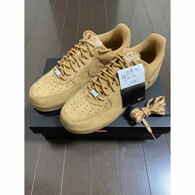 Supreme Nike Air Force 1 wheat 28cm