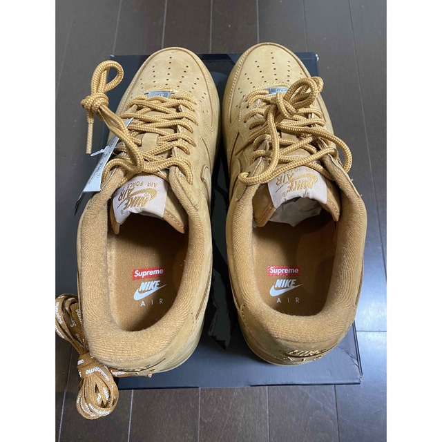 スニーカーSUPREME Nike Air Force 1 Low Wheat 28cm