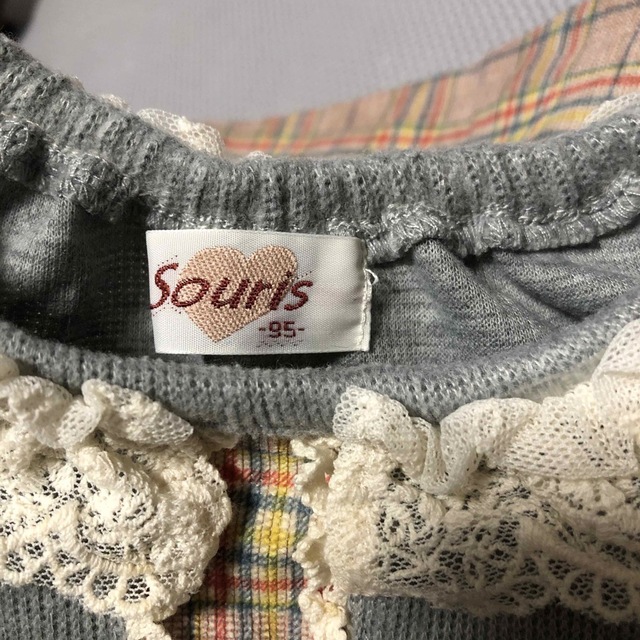 Souris(スーリー)のスーリー　チュニック　95 キッズ/ベビー/マタニティのキッズ服女の子用(90cm~)(ワンピース)の商品写真