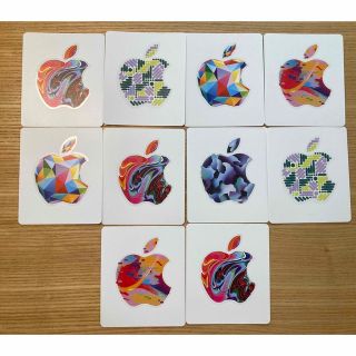 アップル(Apple)のApple gift card ステッカーシール10枚(その他)