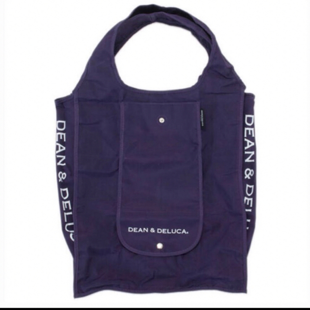 DEAN & DELUCA(ディーンアンドデルーカ)のDEAN&DELUCA エコバッグ 京都店限定 紫色 ショッピングバッグ レディースのバッグ(エコバッグ)の商品写真