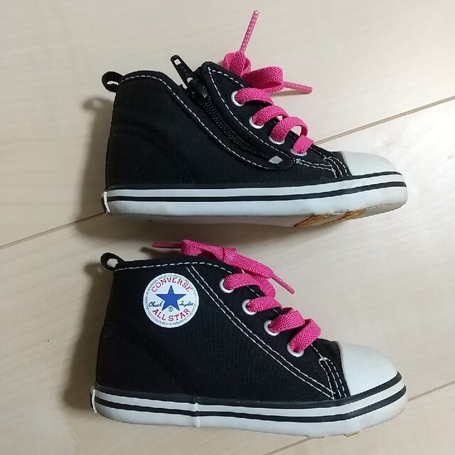 CONVERSE(コンバース)のコンバース オールスター 黒 13cm キッズ/ベビー/マタニティのベビー靴/シューズ(~14cm)(スニーカー)の商品写真