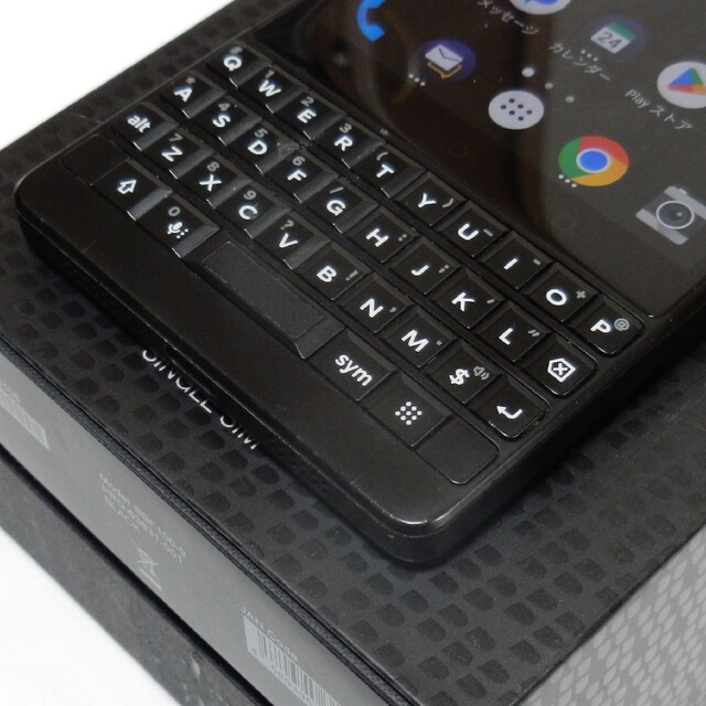 BlackBerry(ブラックベリー)のSIMフリー（国内版） BlackBerry KEY2 BBF100-9 スマホ/家電/カメラのスマートフォン/携帯電話(スマートフォン本体)の商品写真