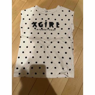 エックスガールステージス(X-girl Stages)のx-girl STAGES  Tシャツ　120センチ(Tシャツ/カットソー)