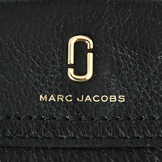 新品 マークジェイコブス MARC JACOBS 3つ折り財布 ザ ソフトショットレザースナップ式開閉内側