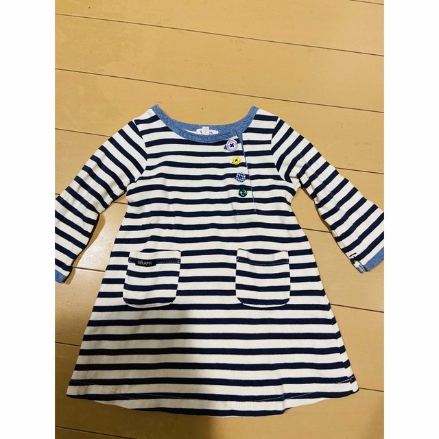 MUJI (無印良品)(ムジルシリョウヒン)のワンピース 80 2点セット キッズ/ベビー/マタニティのベビー服(~85cm)(ワンピース)の商品写真