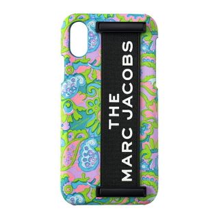 マークジェイコブス(MARC JACOBS)の新品 マークジェイコブス MARC JACOBS iPhoneX/XS ケース エラスティックハンドヘルド(iPhoneケース)