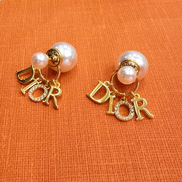 DIOR TRIBALES ピアス ゴールド パール