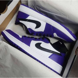 ナイキ(NIKE)のNike Air Jordan 1 Low Golf "Court Purple(スニーカー)