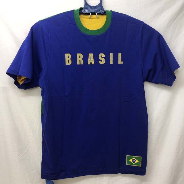 adidas(アディダス)のadidas 2002WC杯　リバーシブルTシャツ　ブラジル スポーツ/アウトドアのサッカー/フットサル(記念品/関連グッズ)の商品写真