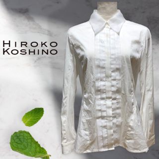 ヒロココシノ(HIROKO KOSHINO)のHIROKO KOSHINO 異素材 ブラウス(シャツ/ブラウス(長袖/七分))