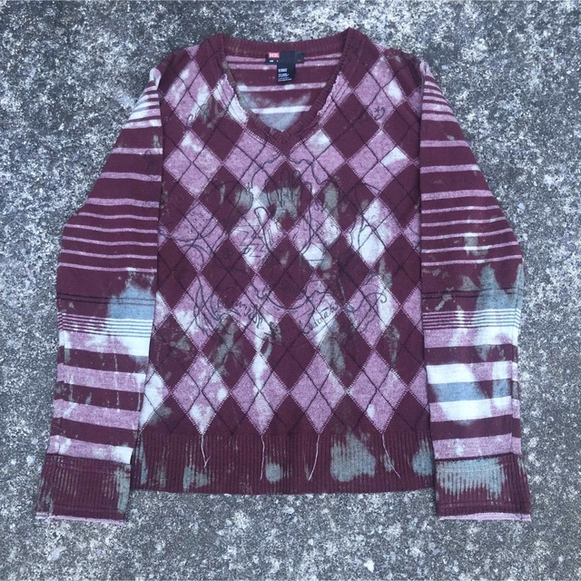 完璧 90's Vintage アーカイブ DIESEL ニット ギミック y2k canbe