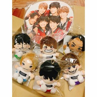 ジャニーズジュニア(ジャニーズJr.)のちびぬい　うちわ　Aぇ！group あけおめコン　関ジュ(アイドルグッズ)