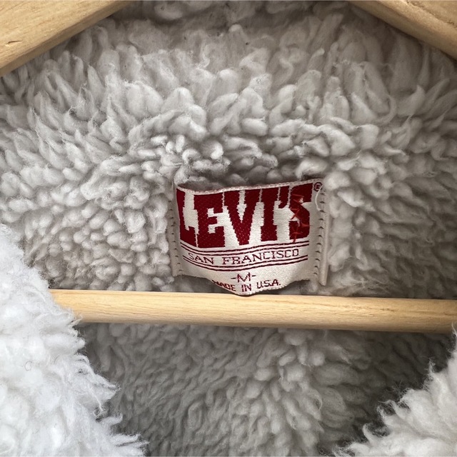 Levi's(リーバイス)の80s USA製 Levi's ボアデニムジャケット ジージャン vintage メンズのジャケット/アウター(Gジャン/デニムジャケット)の商品写真