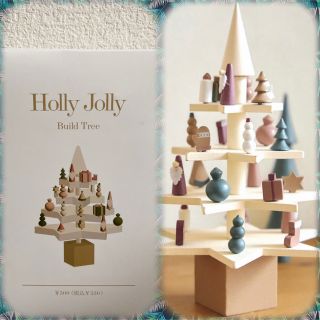 スリーコインズ(3COINS)の【Holly Jolly】スリーコインズ 組み立てツリー4段(インテリア雑貨)