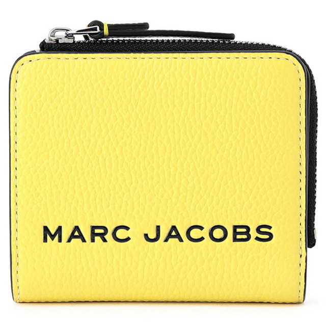 新品 マークジェイコブス MARC JACOBS 2つ折り財布 ザ ボールド カラーブロックレザースナップ式開閉内側