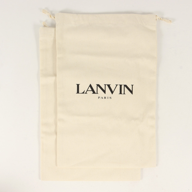 LANVIN(ランバン)のLANVIN ランバン チャンキー ステートメントレース レザー スニーカー CURB SNEAKERS 21AW ブランク ホワイト ブランコ 41 シューズ 靴 イタリア製 ブランド 【メンズ】 メンズの靴/シューズ(スニーカー)の商品写真